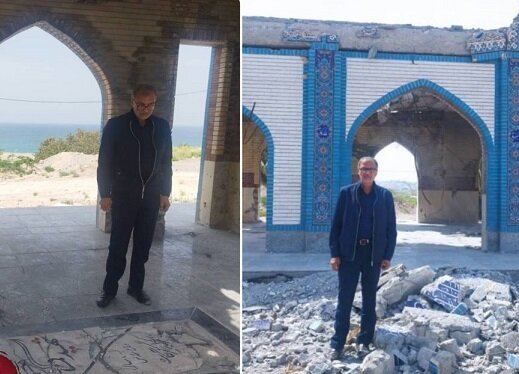 تقدیر احمد مرادی از غیرت انقلابی مردم باغ شهر فین/ حمله از سر استیصال دشمن به گلزار شهدای گمنام