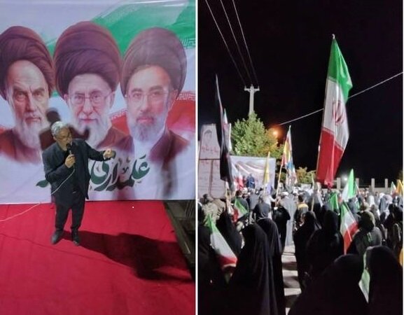 بازدید نماینده گرگان و آققلا از دو پروژه در حال اجرای شهر قرق/حضور در تجمع شبانه مردم