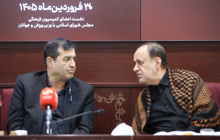 نشست نایب‌رئیس مجلس و اعضای کمیسیون فرهنگی با وزیر ورزش و جوانان