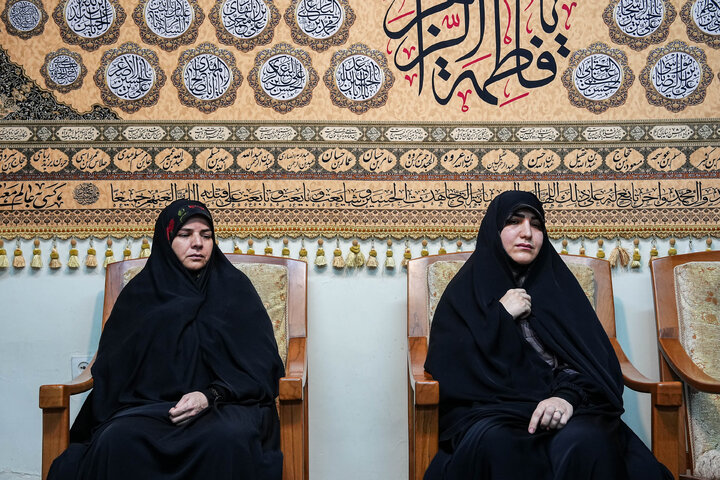 دیدار جمعی از نمایندگان مجلس با خانواده شهیده تجمعات مردمی