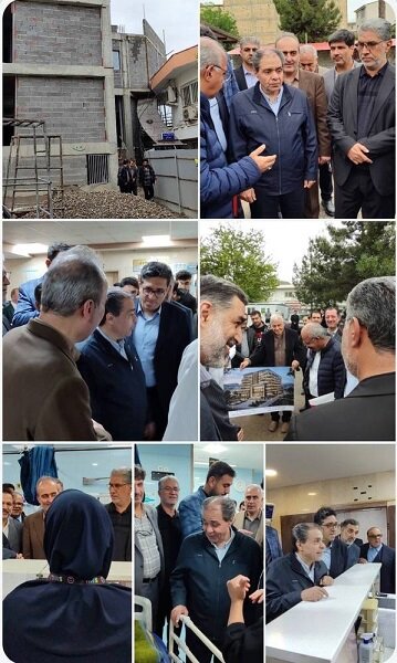 بازدید«سنگدوینی» از پروژه های بیمارستان ۵ آذر گرگان و قدردانی از کادر درمان/تجلیل از برگزیدگان پویش «نبض انرژی» در گلستان