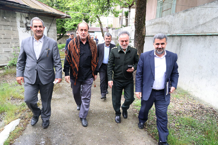 حضور حاجی بابایی در منزل شهید مختاری