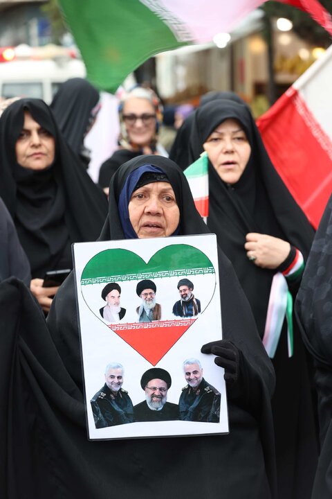 حضور حاجی بابایی در اجتماع مردمی جان‌فدایان رضوی