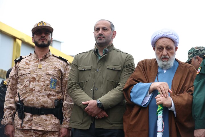 حضور حاجی بابایی در اجتماع مردمی جان‌فدایان رضوی