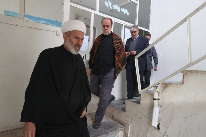 حضور حاجی‌بابایی در مراسم کلنگ‌زنی ساخت مدرسه ۱۲ کلاسه مولوی شهرستان خلخال
