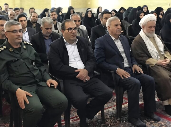 حضور رنجبرزاده در مراسم گرامیداشت مقام معلم در اسدآباد