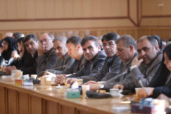 حضور حاجی بابایی در نشست شورای اداری شهرستان خلخال