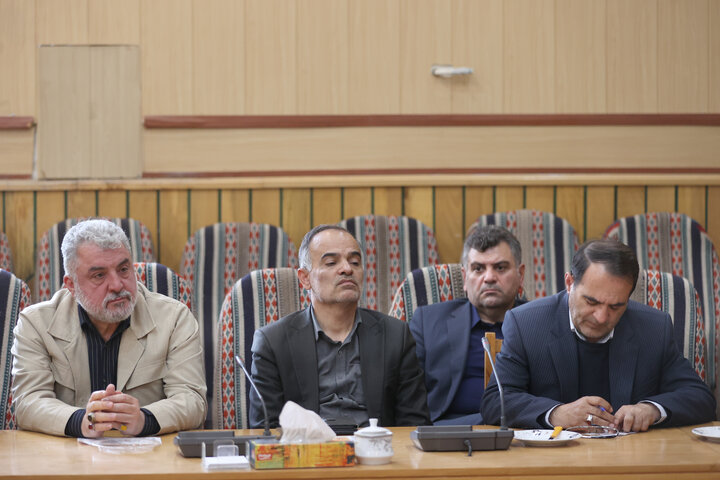 حضور حاجی بابایی در نشست شورای اداری شهرستان خلخال