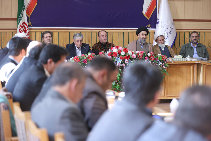 حضور حاجی بابایی در نشست شورای اداری شهرستان خلخال