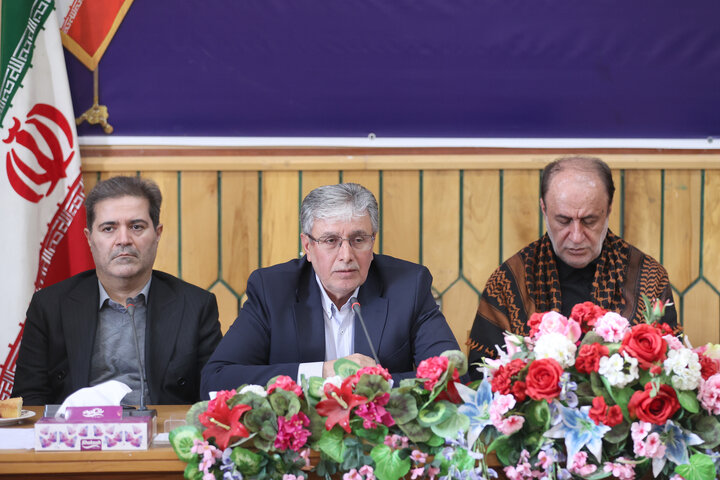 حضور حاجی بابایی در نشست شورای اداری شهرستان خلخال