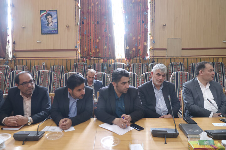 حضور حاجی بابایی در نشست شورای اداری شهرستان خلخال