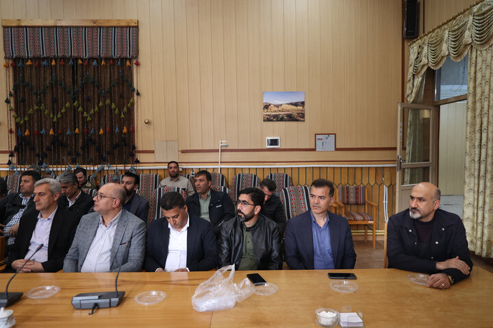 حضور حاجی بابایی در نشست شورای اداری شهرستان خلخال