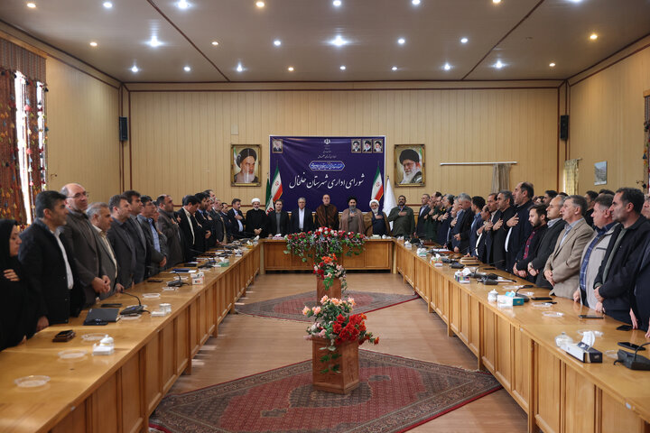 حضور حاجی بابایی در نشست شورای اداری شهرستان خلخال