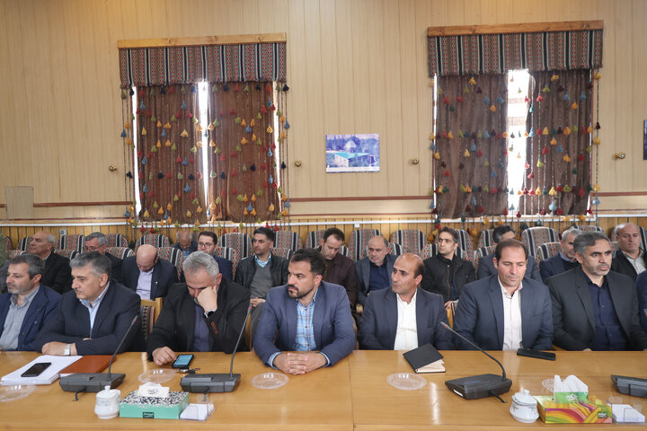 حضور حاجی بابایی در نشست شورای اداری شهرستان خلخال