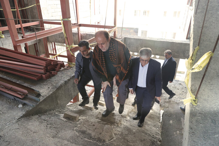 بازدید حاجی بابایی از سد گیوی، پروژه توسعه مصلی امام خمینی (ره) و بیمارستان‌ شهرستان خلخال