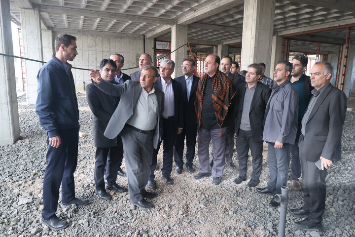 بازدید حاجی بابایی از سد گیوی، پروژه توسعه مصلی امام خمینی (ره) و بیمارستان‌ شهرستان خلخال