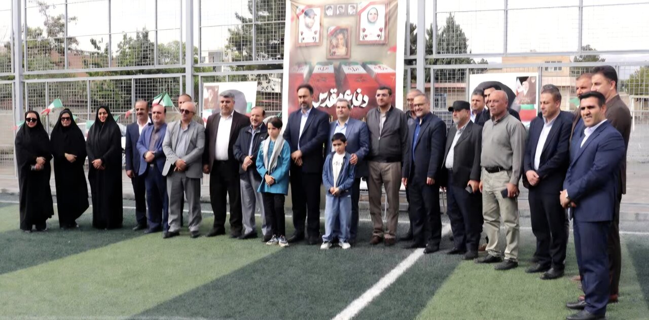 باشگاه فوتبال هنرستان فنیوحرفهای پسرانه میقات هشتگرد افتتاح شد