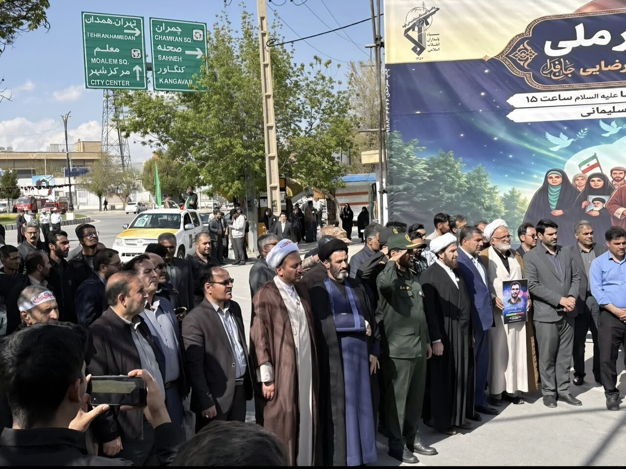 رزمایش سراسری جان‌فدا برای ایران امام رضایی در سنقروکلیایی