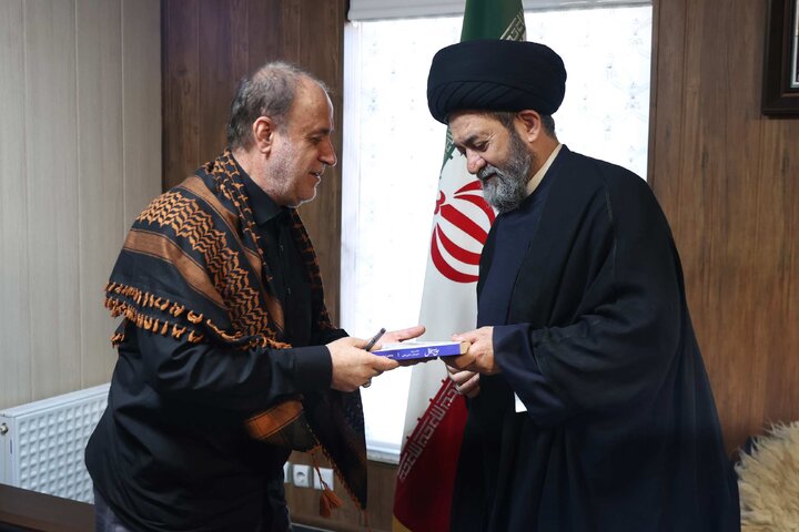 دیدار حاجی بابایی با حجت‌الاسلام والمسلمین عاملی نماینده ولی فقیه در استان و امام جمعه اردبیل