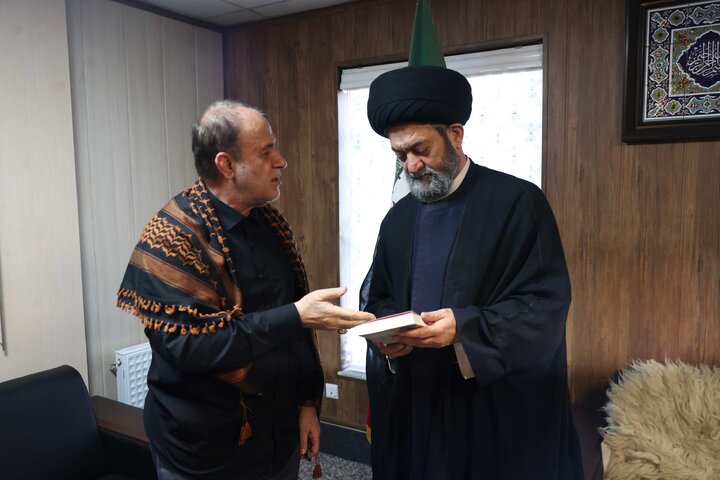 دیدار حاجی بابایی با حجت‌الاسلام والمسلمین عاملی نماینده ولی فقیه در استان و امام جمعه اردبیل