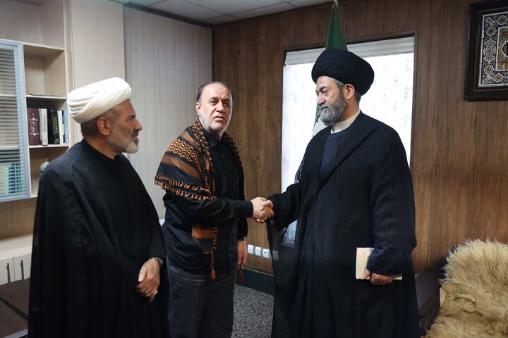 دیدار حاجی بابایی با حجت‌الاسلام والمسلمین عاملی نماینده ولی فقیه در استان و امام جمعه اردبیل