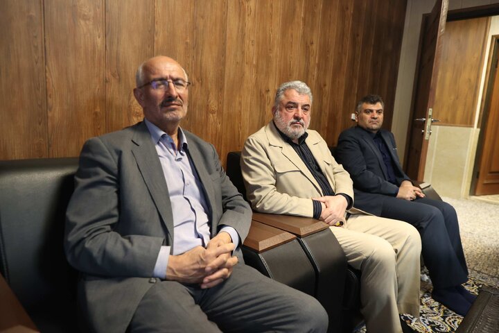 دیدار حاجی بابایی با حجت‌الاسلام والمسلمین عاملی نماینده ولی فقیه در استان و امام جمعه اردبیل