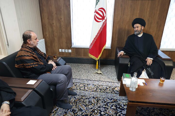 دیدار حاجی بابایی با حجت‌الاسلام والمسلمین عاملی نماینده ولی فقیه در استان و امام جمعه اردبیل