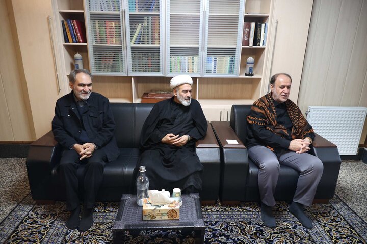 دیدار حاجی بابایی با حجت‌الاسلام والمسلمین عاملی نماینده ولی فقیه در استان و امام جمعه اردبیل