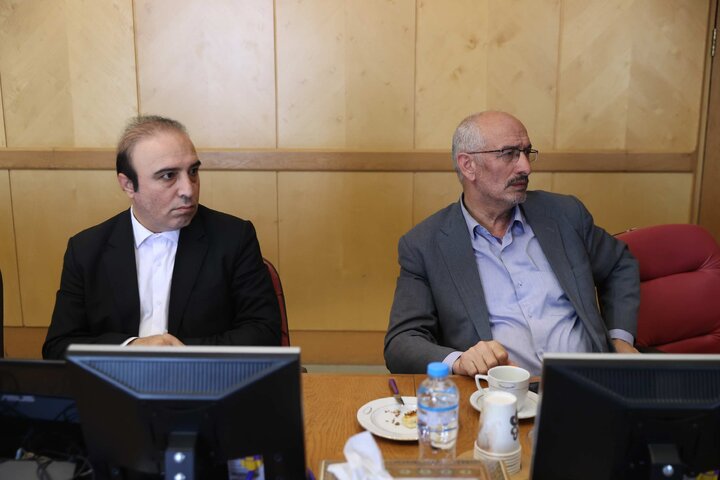 دیدار حاجی‌بابایی با امامی یگانه استاندار اردبیل و معاونان وی