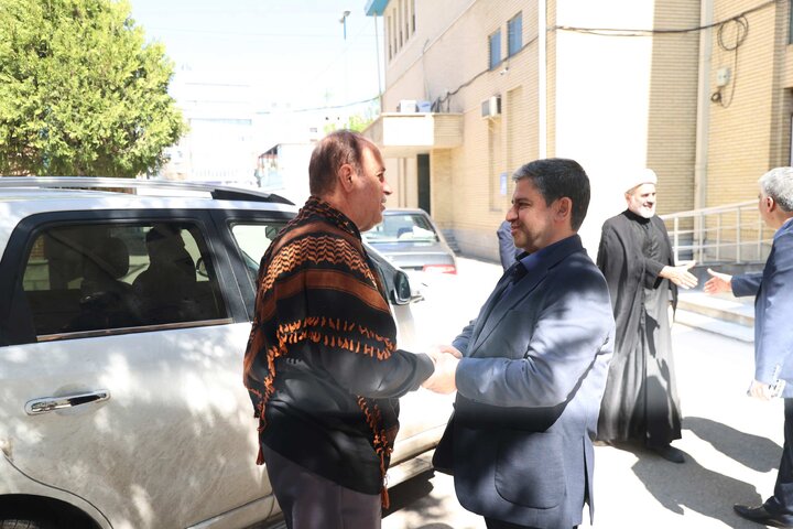 دیدار حاجی‌بابایی با امامی یگانه استاندار اردبیل و معاونان وی