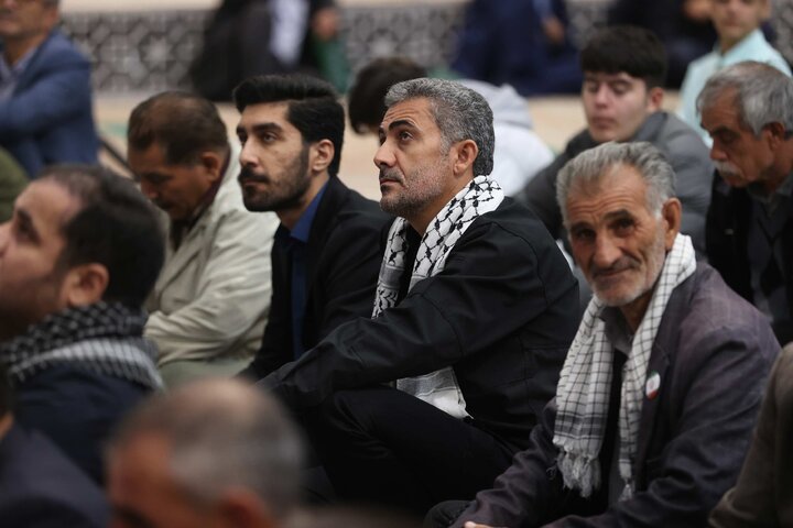 سخنرانی حاجی‌بابایی در نماز عبادی سیاسی جمعه مصلی اردبیل