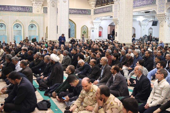 سخنرانی حاجی‌بابایی در نماز عبادی سیاسی جمعه مصلی اردبیل