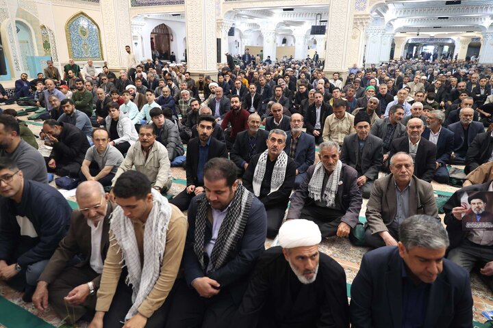 سخنرانی حاجی‌بابایی در نماز عبادی سیاسی جمعه مصلی اردبیل