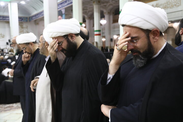 مراسم اربعین شهید لاریجانی در حرم مطهر حضرت معصومه (س) - قم