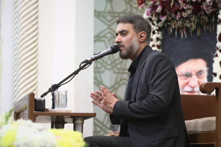 مراسم اربعین شهید لاریجانی در حرم مطهر حضرت معصومه (س) - قم