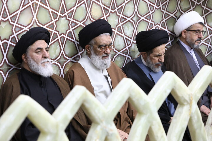 مراسم اربعین شهید لاریجانی در حرم مطهر حضرت معصومه (س) - قم