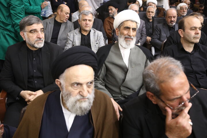 مراسم اربعین شهید لاریجانی در حرم مطهر حضرت معصومه (س) - قم