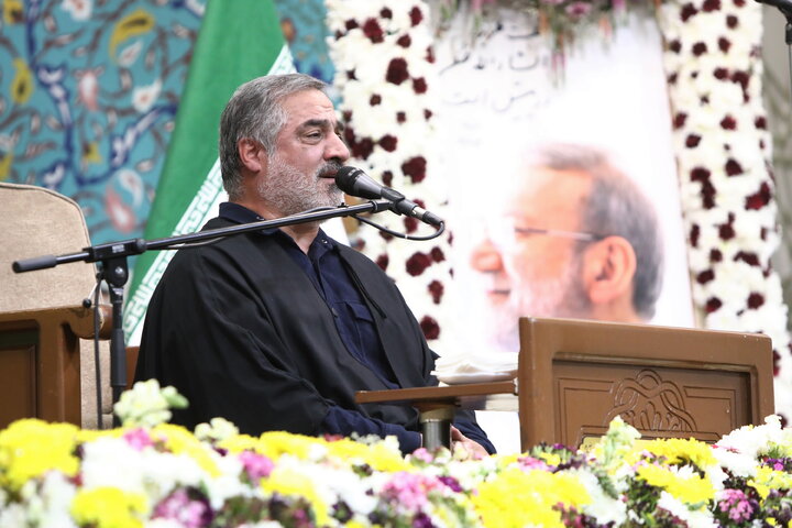 مراسم اربعین شهید لاریجانی در حرم مطهر حضرت معصومه (س) - قم