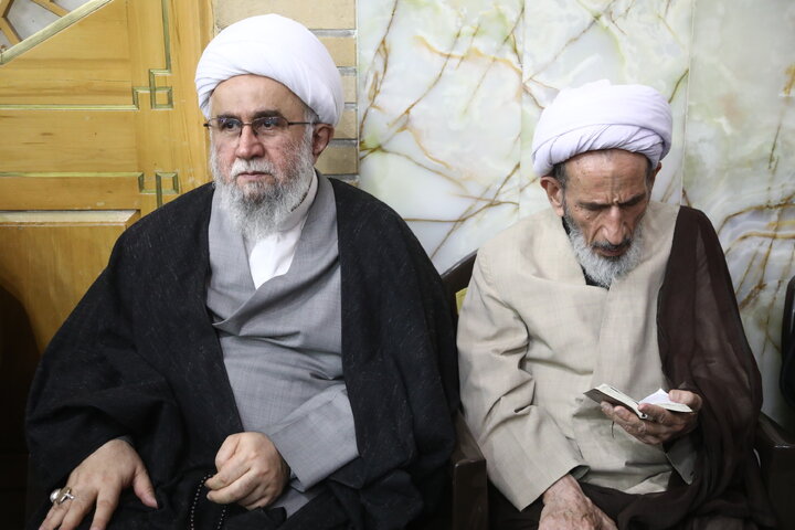 مراسم اربعین شهید لاریجانی در حرم مطهر حضرت معصومه (س) - قم