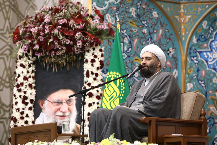 مراسم اربعین شهید لاریجانی در حرم مطهر حضرت معصومه (س) - قم