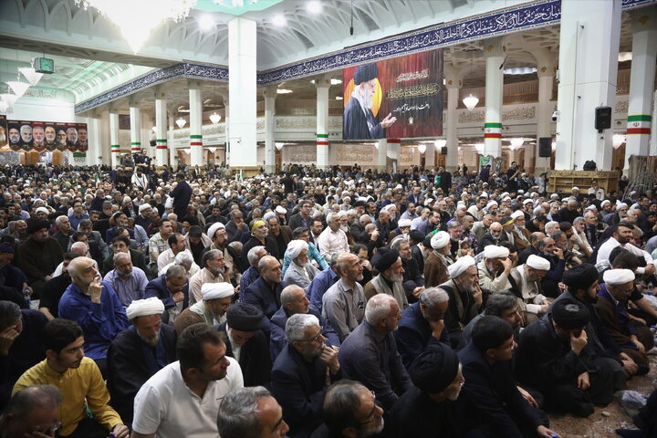 مراسم اربعین شهید لاریجانی در حرم مطهر حضرت معصومه (س) - قم