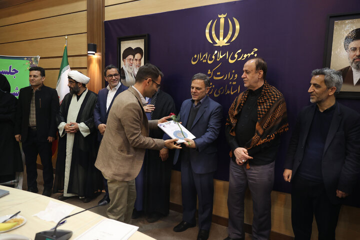 حضور دکتر حاجی‌بابایی در مراسم گرامیداشت هفته معلم استان زنجان