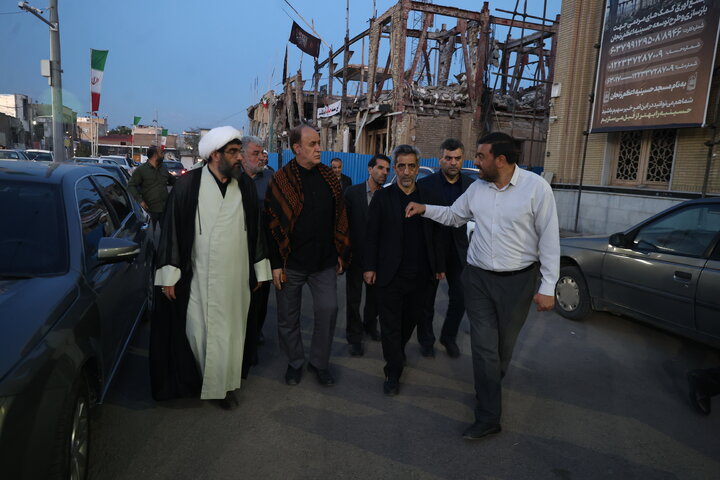 بازدید دکتر حاجی‌بابایی از حسینیه اعظم زنجان