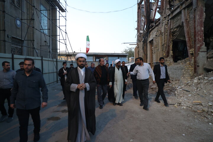 بازدید دکتر حاجی‌بابایی از حسینیه اعظم زنجان