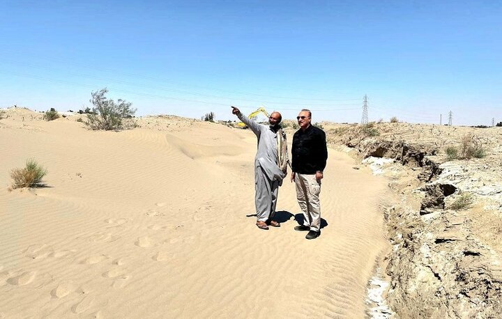 نظارت مستقیم نماینده مردم سیستان در مجلس بر عملیات لایروبی انهار