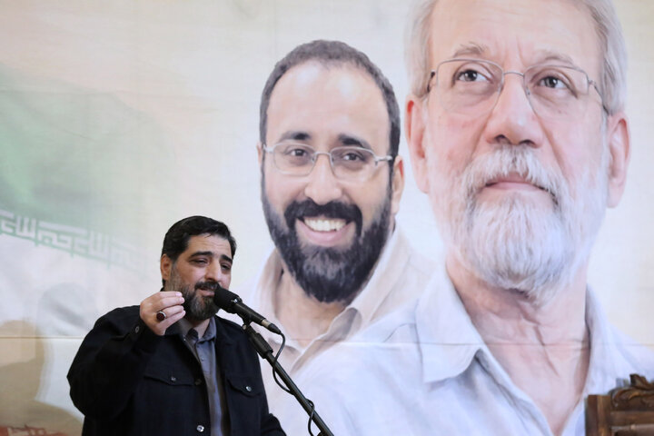 مراسم گرامیداشت شهید دکتر علی لاریجانی و فرزندش - تهران