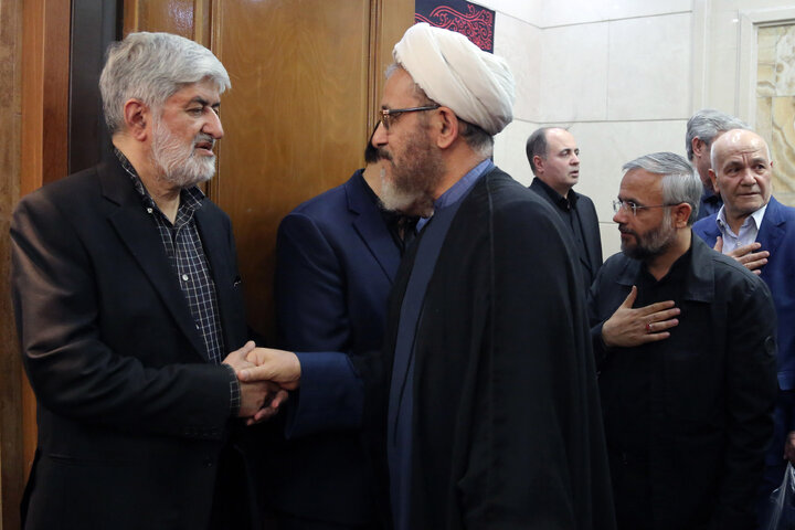 مراسم گرامیداشت شهید دکتر علی لاریجانی و فرزندش - تهران