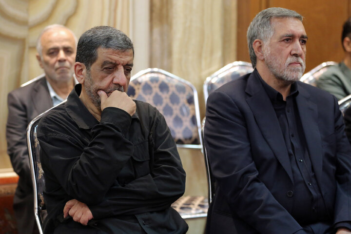 مراسم گرامیداشت شهید دکتر علی لاریجانی و فرزندش - تهران