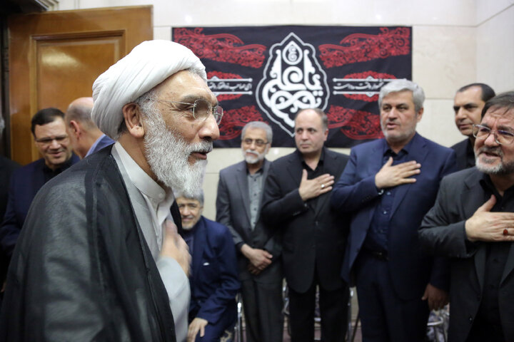 مراسم گرامیداشت شهید دکتر علی لاریجانی و فرزندش - تهران