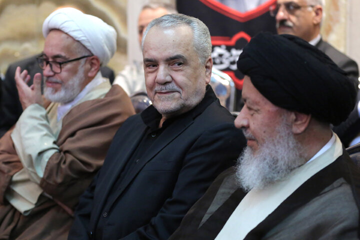 مراسم گرامیداشت شهید دکتر علی لاریجانی و فرزندش - تهران
